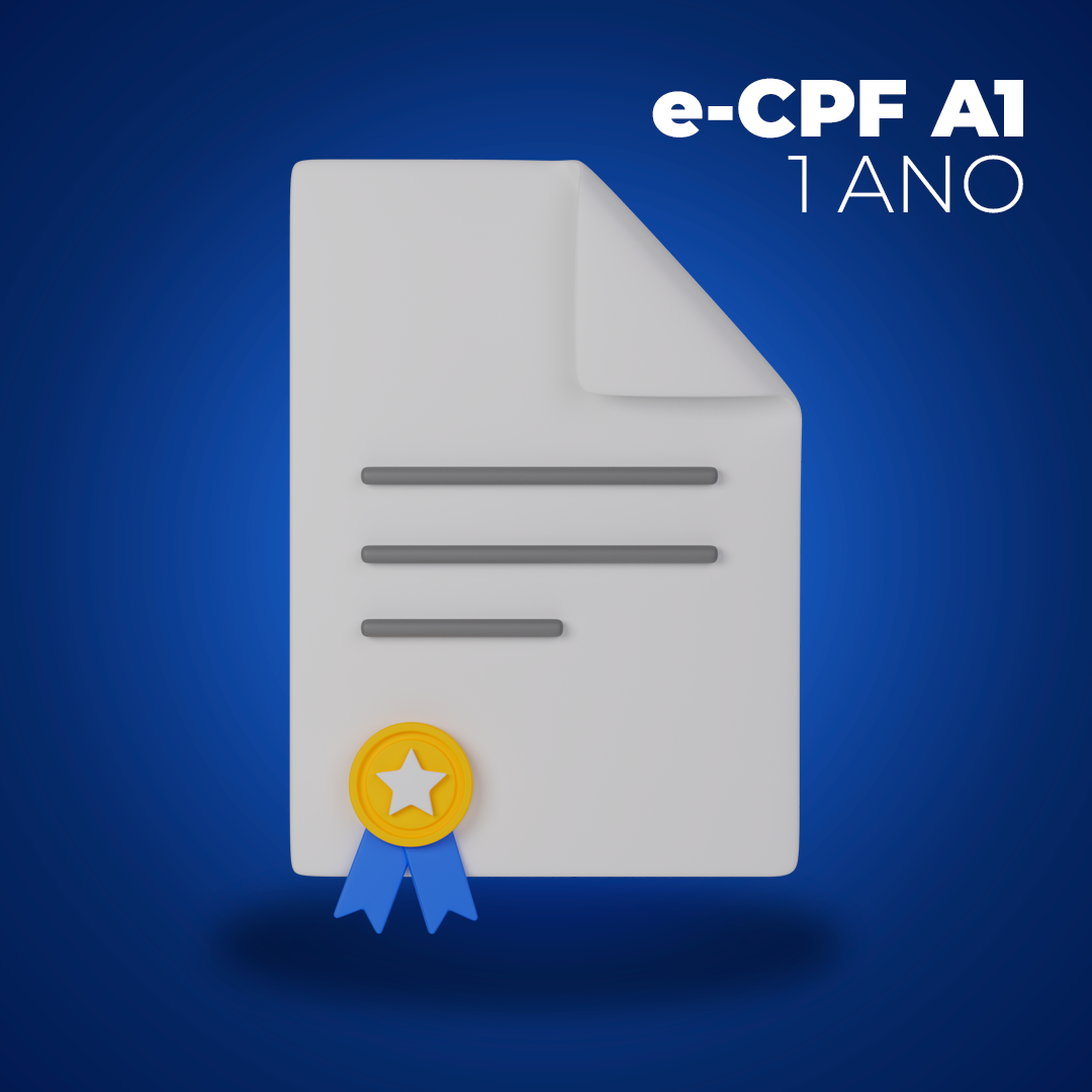Certificado Digital - e-cpf a1